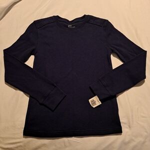 Epic Threads blue waffle shirt size Small new